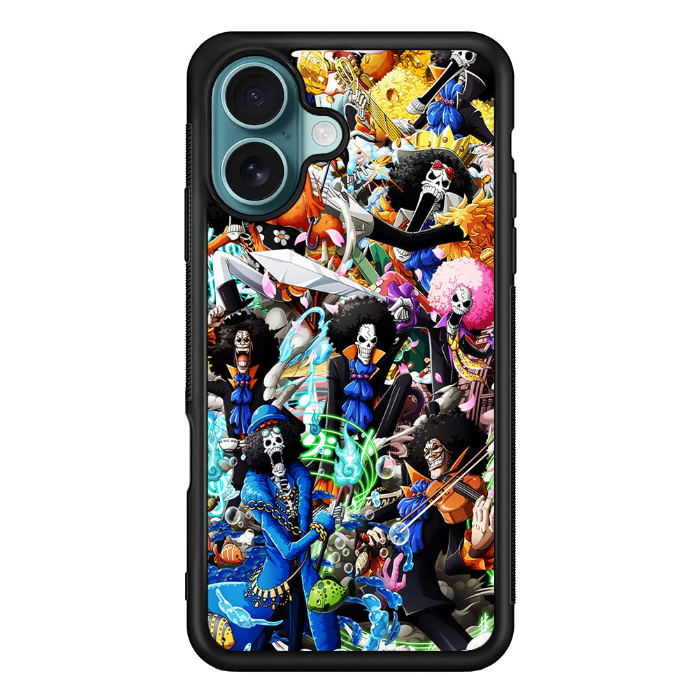 One Piece Brook Aesthetic iPhone 16 Plus Case - Xtracase