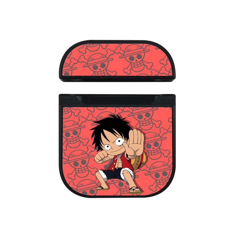 One Piece Chibi Luffy Pistol Punch Apple Airpods Case-Xtracase