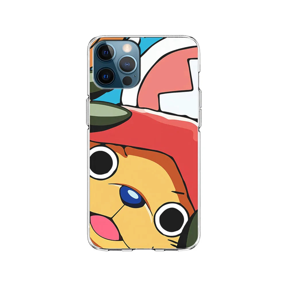 One Piece Chopper Face iPhone 13 Pro Case-Clear Soft Case-Xtracase