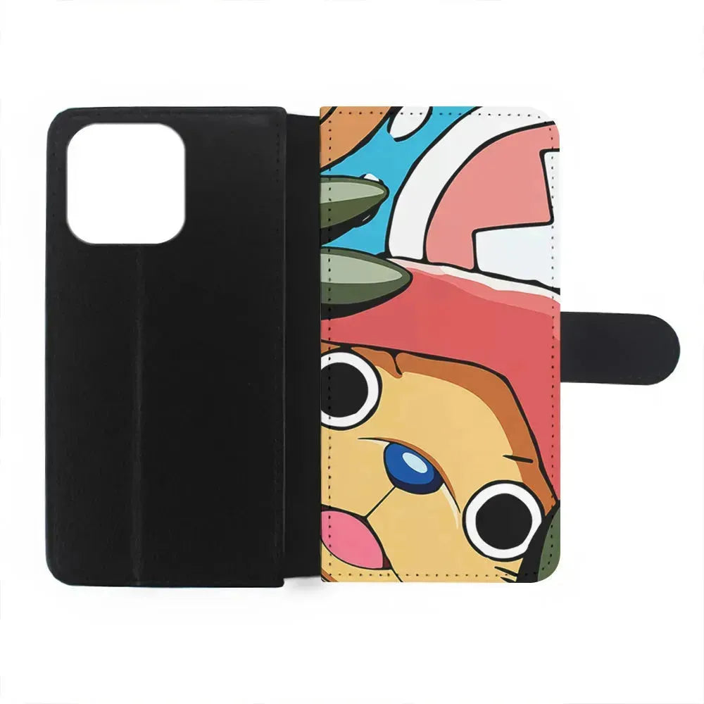One Piece Chopper Face iPhone 15 Pro Max Case-Flip Wallet Case-Xtracase