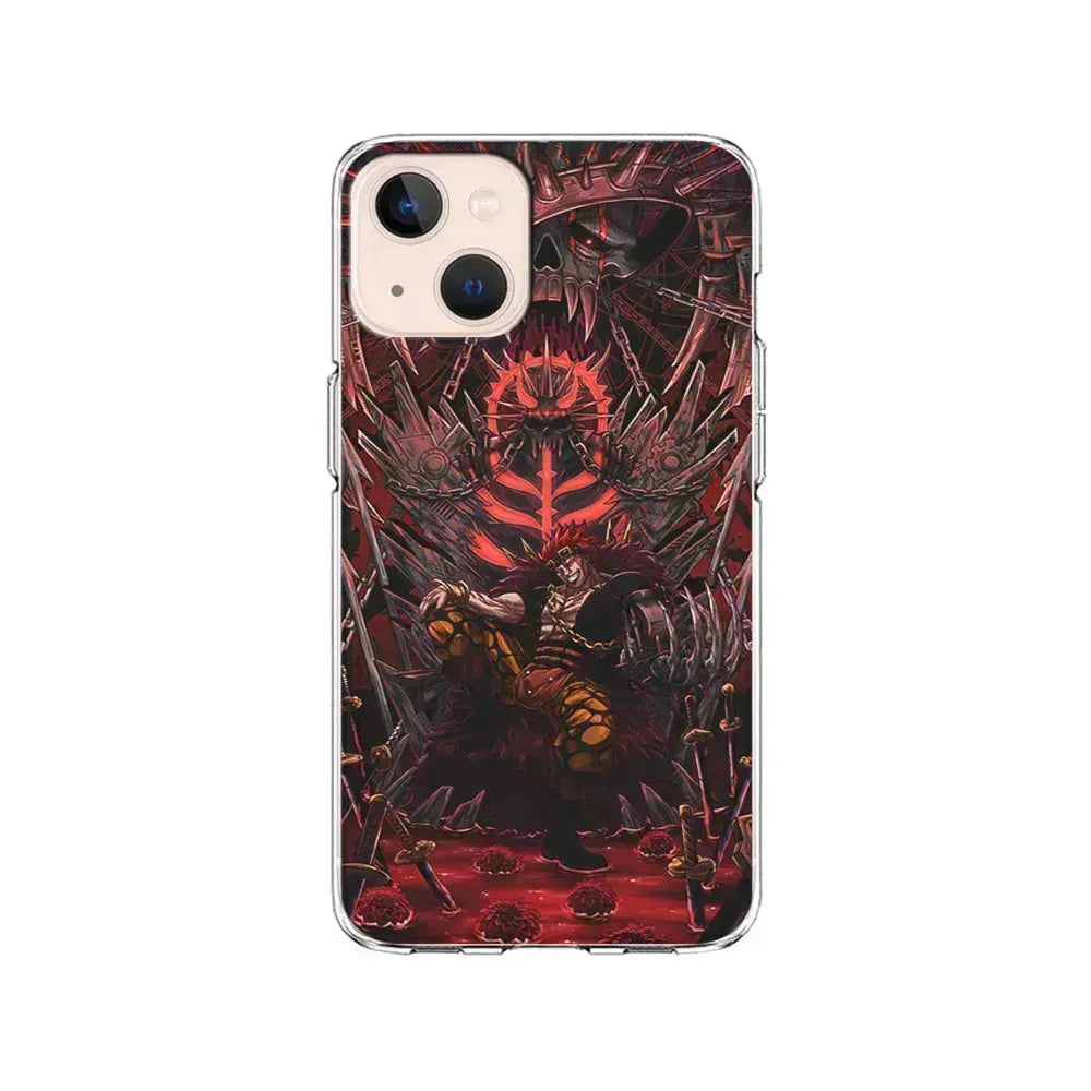 One Piece Eustass Captain Kid iPhone 13 Mini Case-Clear Soft Case-Xtracase