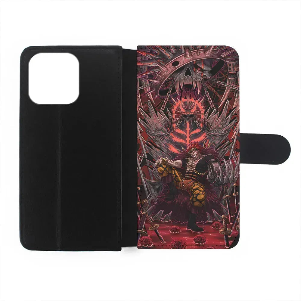 One Piece Eustass Captain Kid iPhone 15 Pro Max Case-Flip Wallet Case-Xtracase