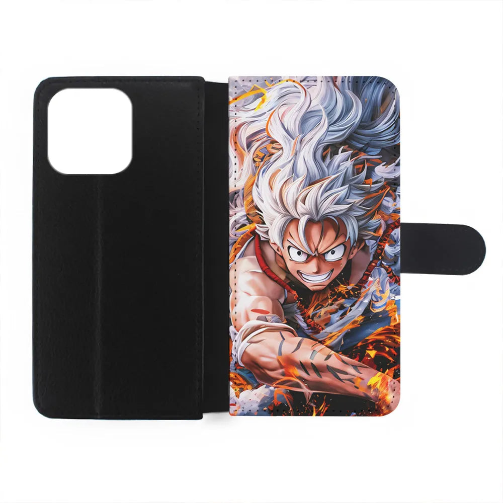One Piece Luffy Gear 5 iPhone 13 Pro Case-Flip Wallet Case-Xtracase