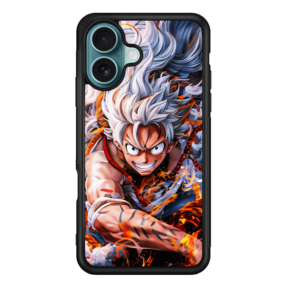 One Piece Luffy Gear 5 iPhone 16 Plus Case - Xtracase