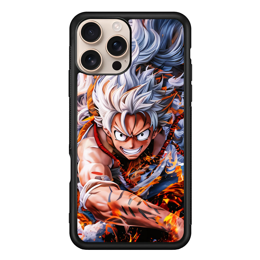 One Piece Luffy Gear 5 iPhone 16 Pro Max Case - iPhone 16 Pro Max