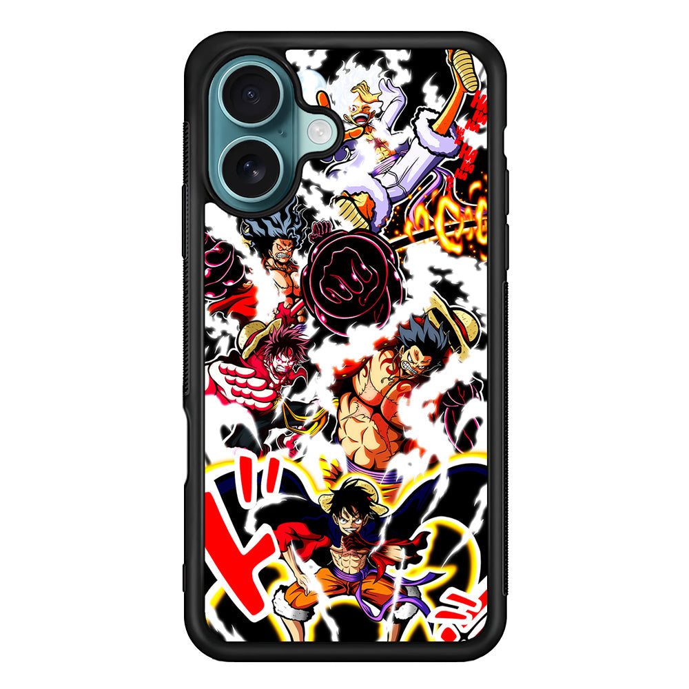 One Piece Luffy Gear Transformation iPhone 16 Plus Case - Xtracase
