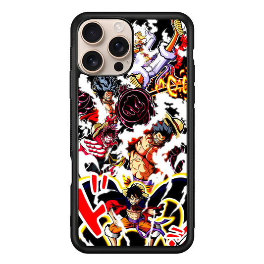 One Piece Luffy Gear Transformation iPhone 16 Pro Max Case - iPhone 16 Pro Max