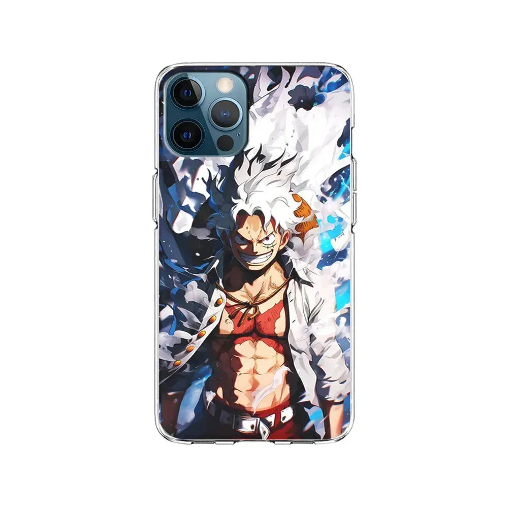 One Piece Luffy Sun God Nika iPhone 15 Pro Max Case-Clear Soft Case-Xtracase