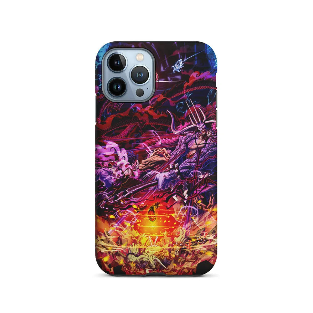 One Piece Luffy VS Kaido iPhone 13 Pro Max Case-2 in 1 Tough Case-Xtracase