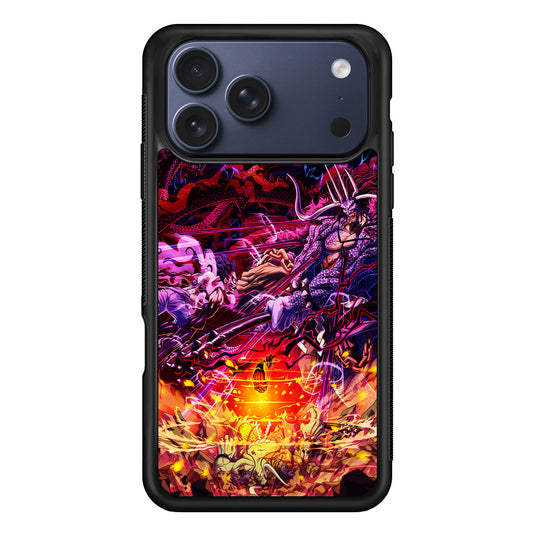 One Piece Luffy VS Kaido iPhone 17 Pro Case - Xtracase