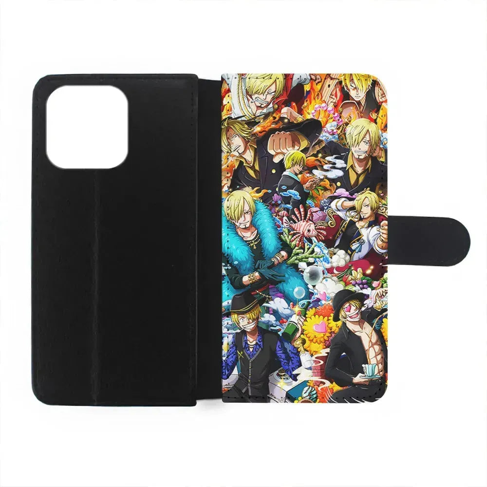 One Piece Sanji Aesthetic iPhone 15 Pro Max Case-Flip Wallet Case-Xtracase