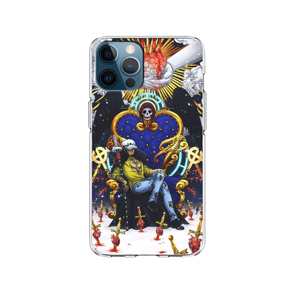 One Piece Trafalgar Law Heart Stealer iPhone 13 Pro Max Case-Clear Soft Case-Xtracase