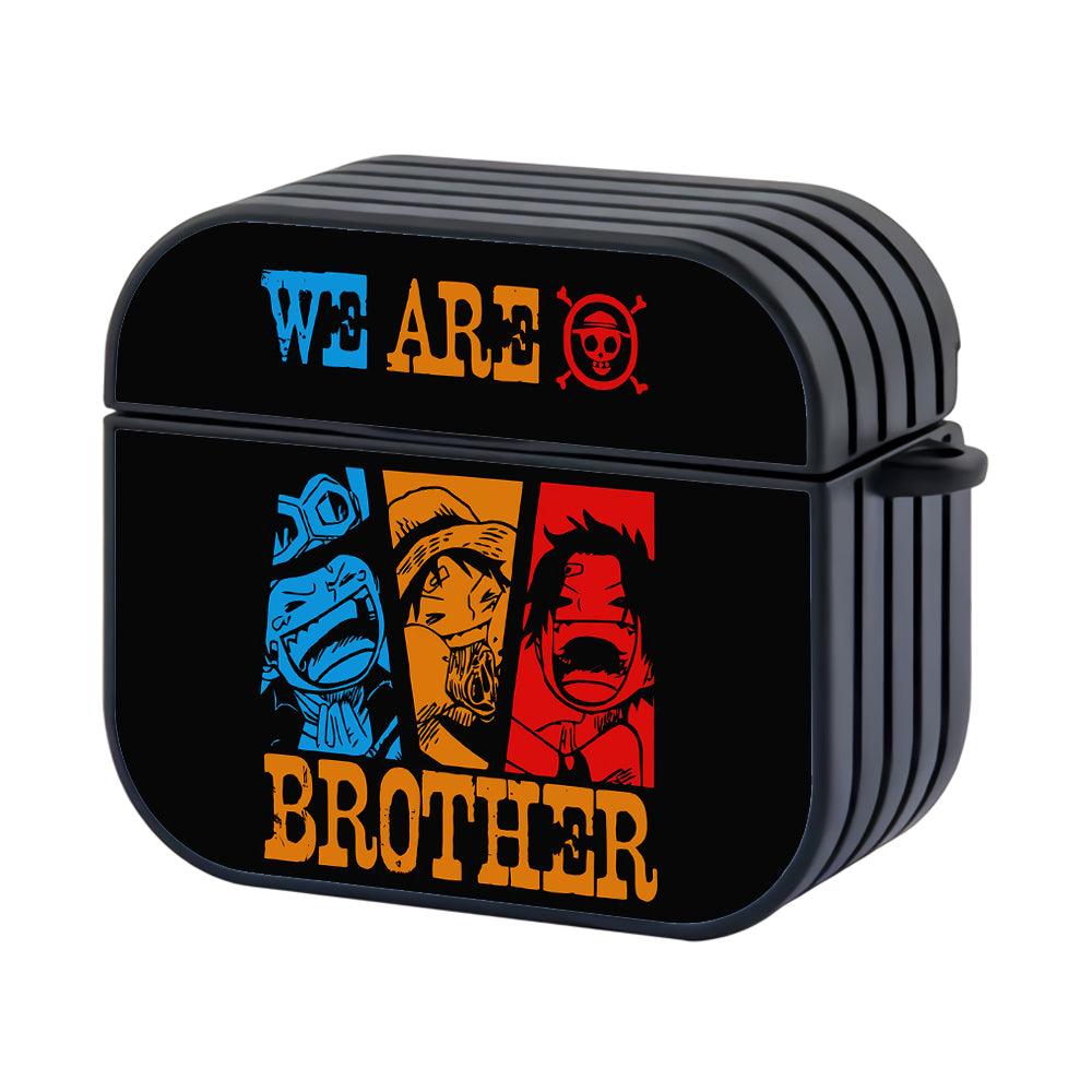 One Piece We are Brother Hard Plastic Case Cover For Apple Airpods 3-Xtracase