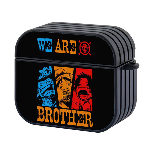 One Piece We are Brother Hard Plastic Case Cover For Apple Airpods 4-Xtracase