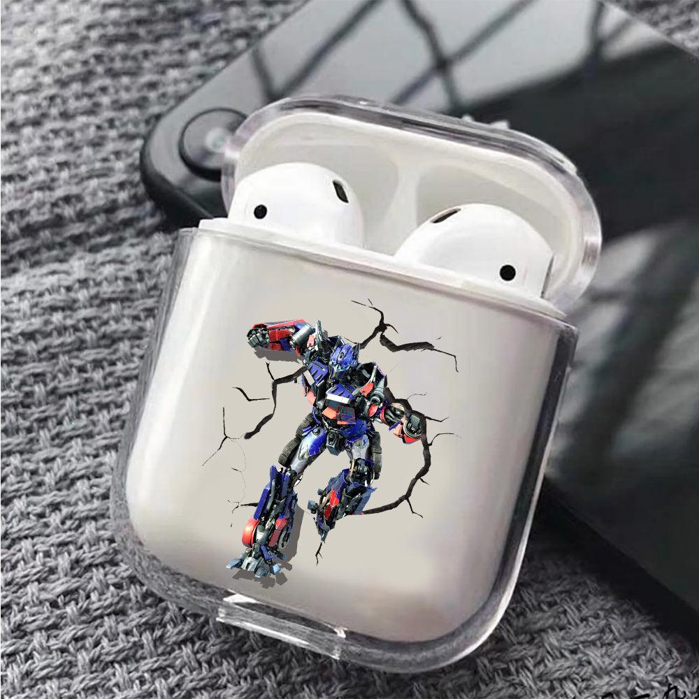 Optimus Prime Transformer 3D Apple Airpods Clear Case-Xtracase