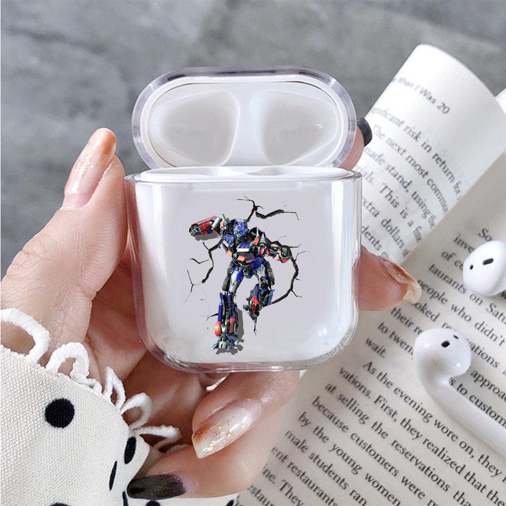 Optimus Prime Transformer 3D Apple Airpods Clear Case-Xtracase