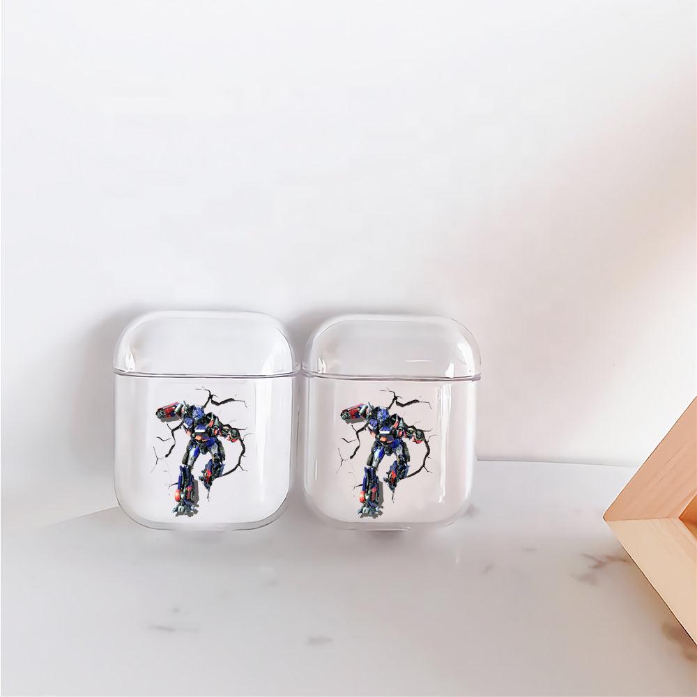Optimus Prime Transformer 3D Apple Airpods Clear Case-Xtracase