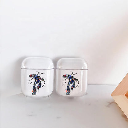 Optimus Prime Transformer 3D Apple Airpods Clear Case-Xtracase