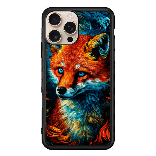 Painting Of A Fox iPhone 16 Pro Case - iPhone 16 Pro