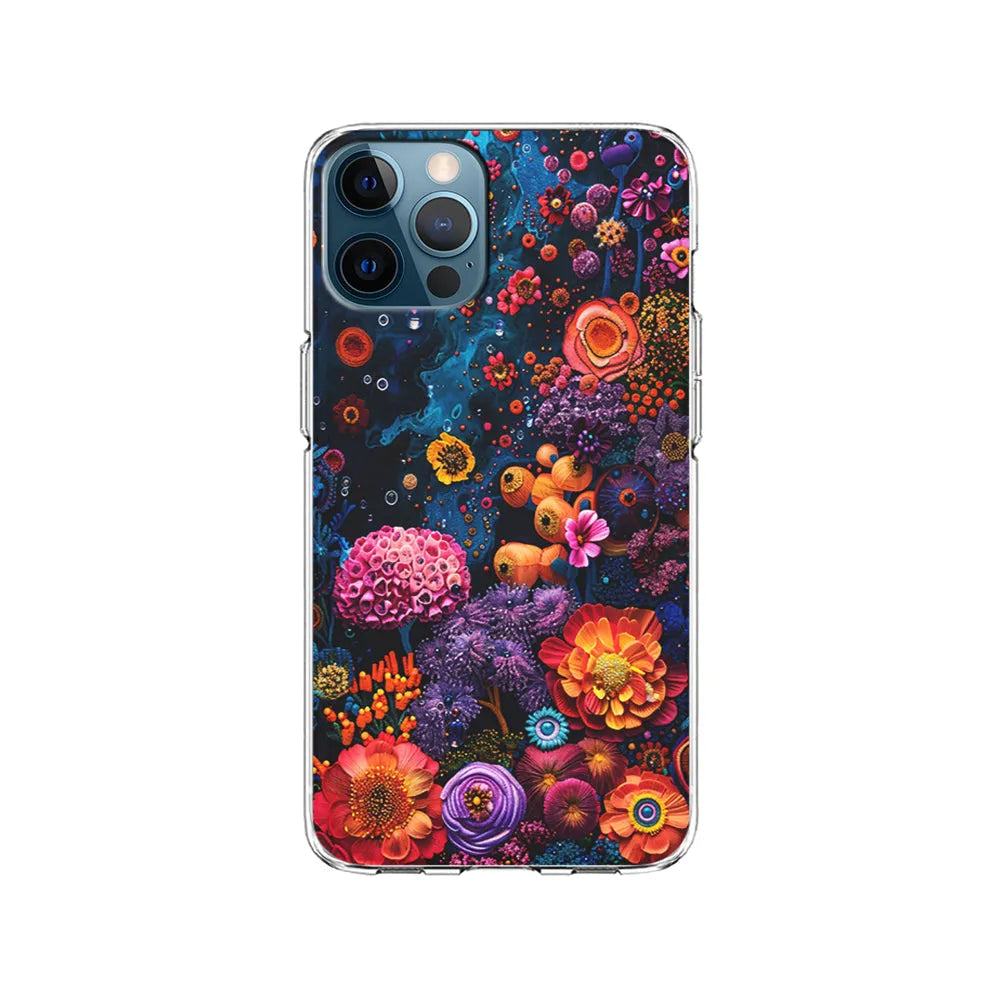 Painting of Flowers and Plants iPhone 13 Pro Case-Clear Soft Case-Xtracase