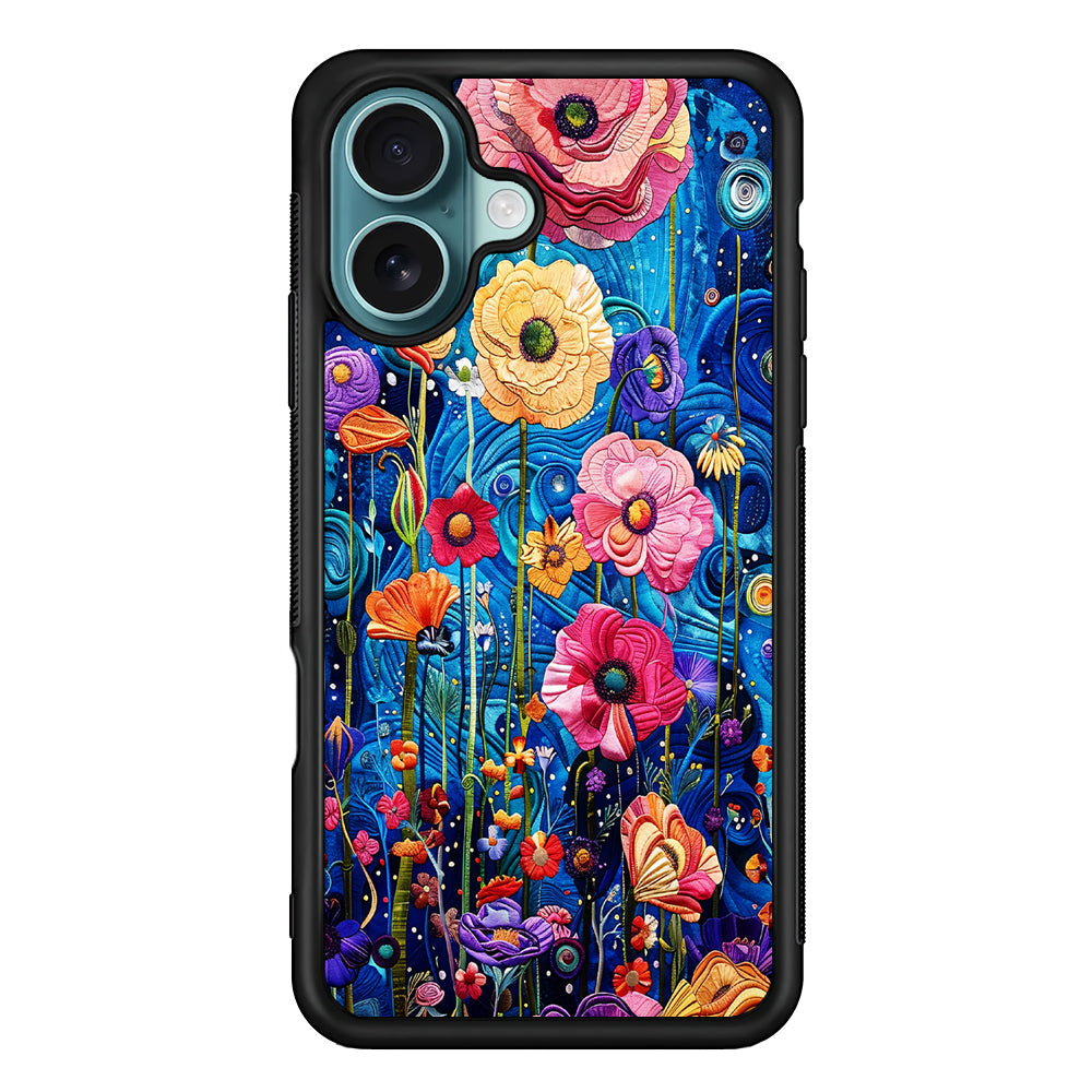 Painting of Flowers with a Blue Sky iPhone 17 Case - Xtracase