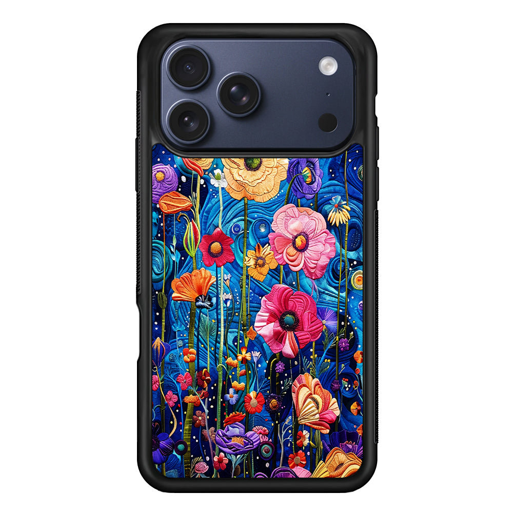 Painting of Flowers with a Blue Sky iPhone 17 Pro Case - Xtracase