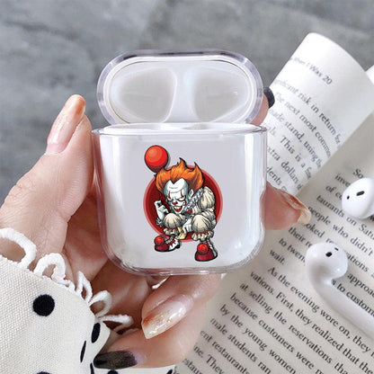 Pennywise The Clown Protective Clear Case Cover For Apple Airpods-Xtracase
