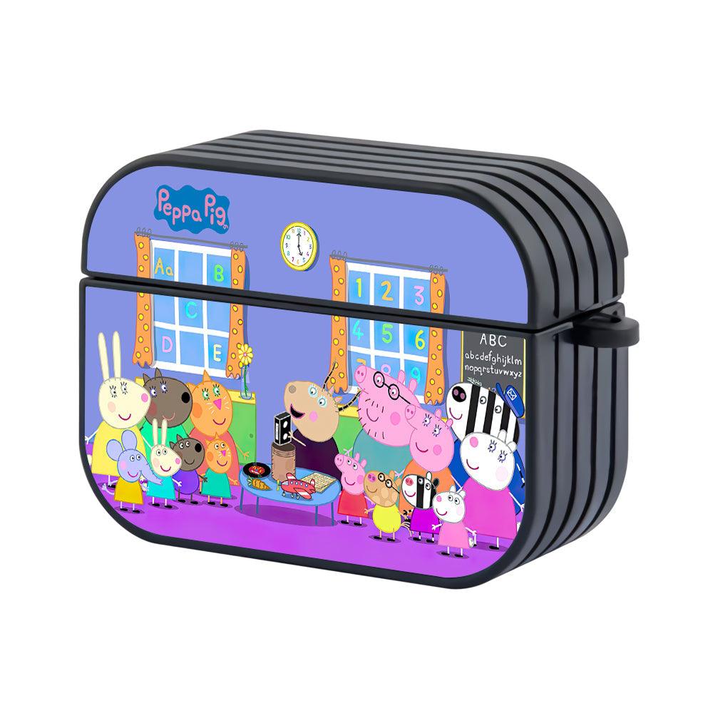 Peppa Pig Community Warmth Hard Plastic Case Cover For Apple Airpods Pro 3-Xtracase