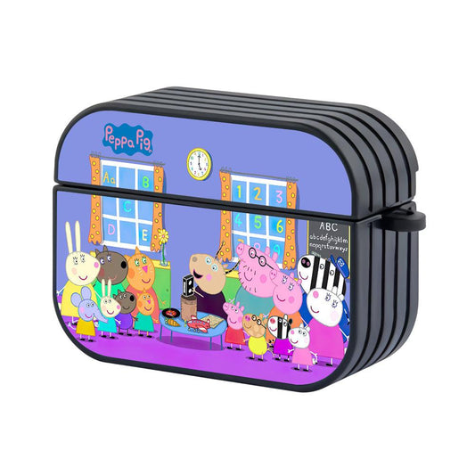 Peppa Pig Community Warmth Hard Plastic Case Cover For Apple Airpods Pro 3-Xtracase