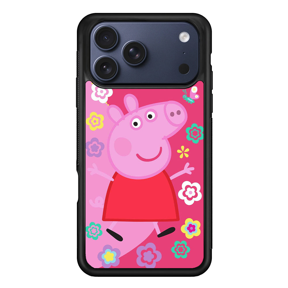 Peppa Pig Cute Pink iPhone 17 Pro Case - Xtracase