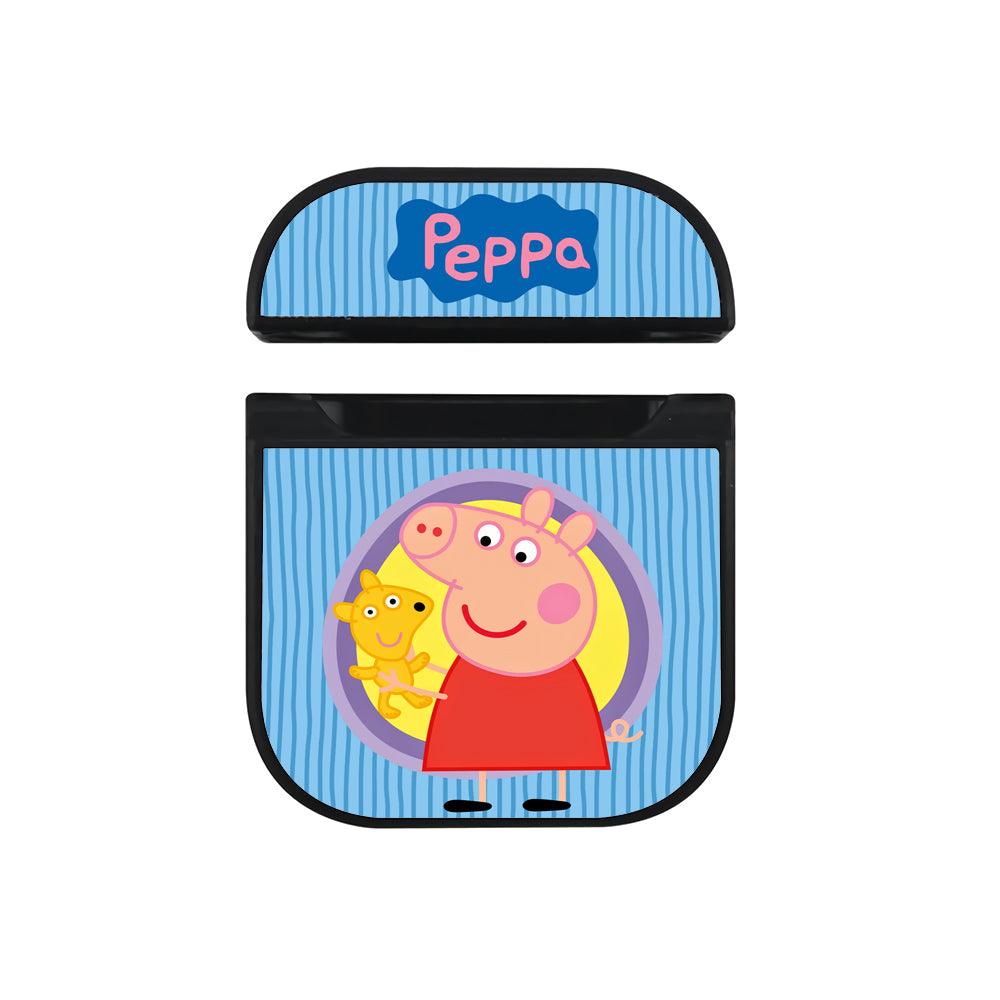 Peppa Pig Princess Doll Hard Plastic Case Cover For Apple Airpods-Xtracase