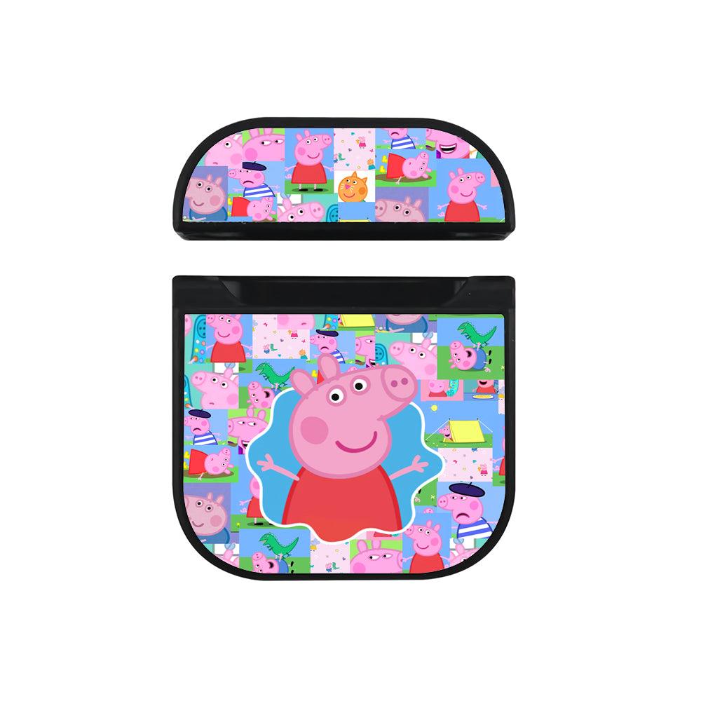 Peppa Pig This is Peppa Village Hard Plastic Case Cover For Apple Airpods-Xtracase