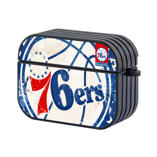 Philadelphia 76ers Bold of Sixers Hard Plastic Case Cover For Apple Airpods Pro 3-Xtracase