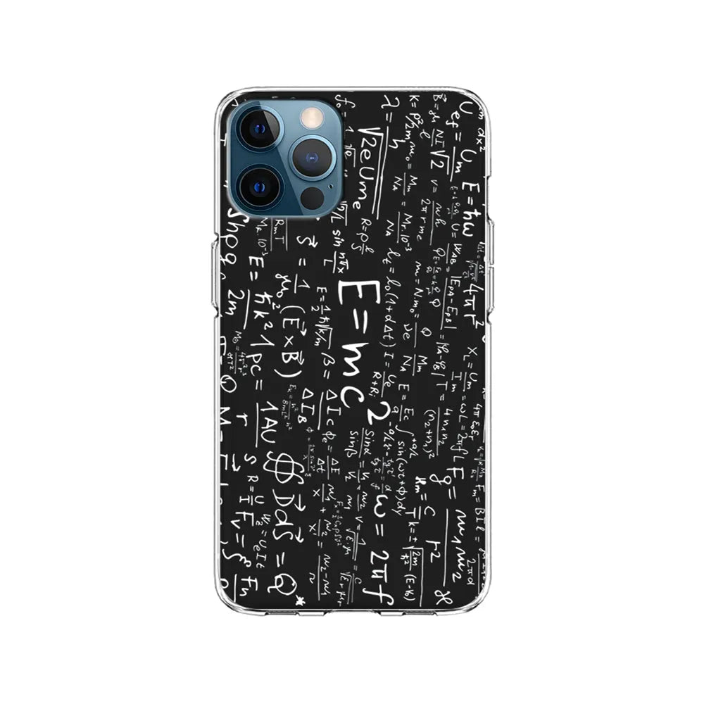 Physical Equations and Formulas iPhone 13 Pro Case-Clear Soft Case-Xtracase