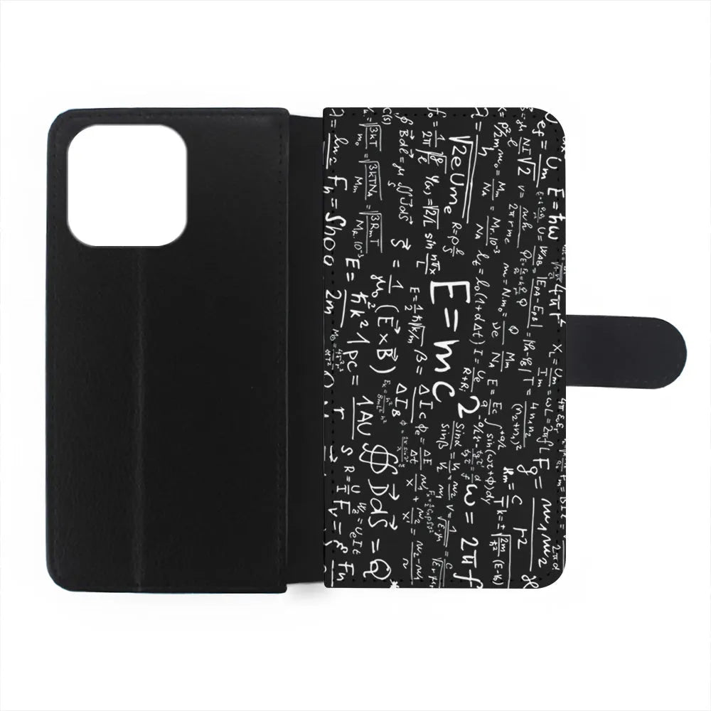 Physical Equations and Formulas iPhone 13 Pro Case-Flip Wallet Case-Xtracase