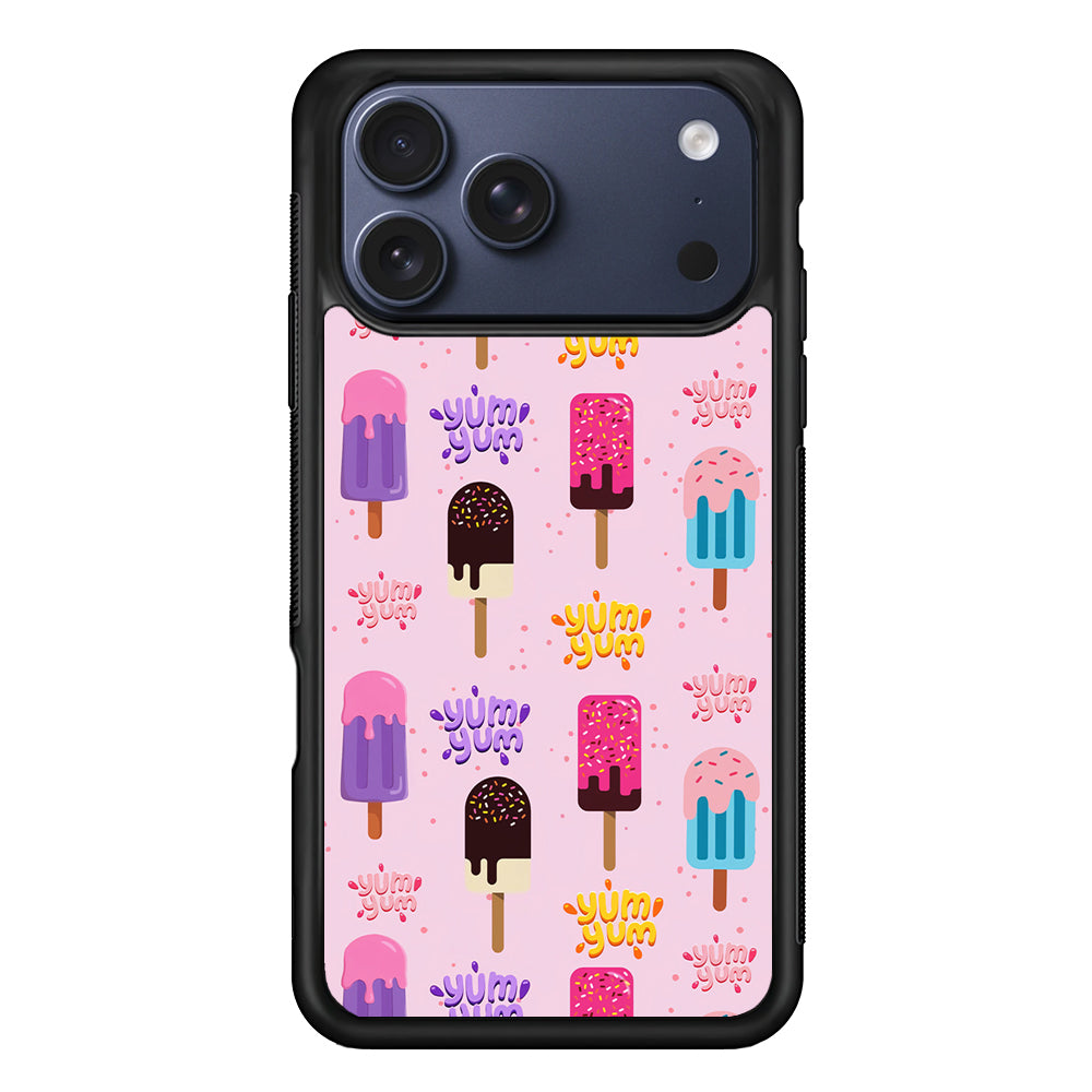 Pink Colourful Cute Ice Cream iPhone 17 Pro Case - Xtracase