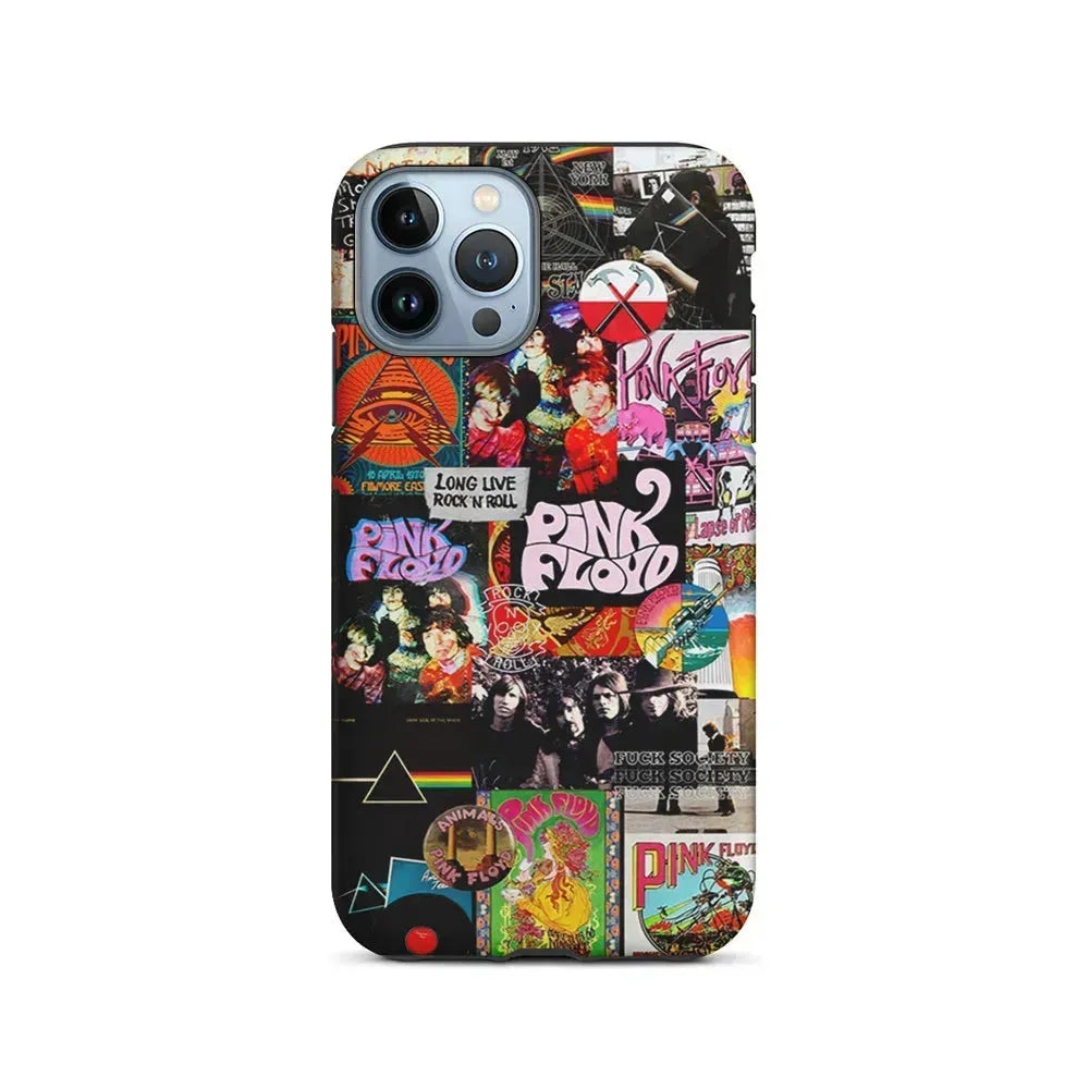 Pink Floyd Rock Aesthetic iPhone 15 Pro Max Case-2 in 1 Tough Case-Xtracase