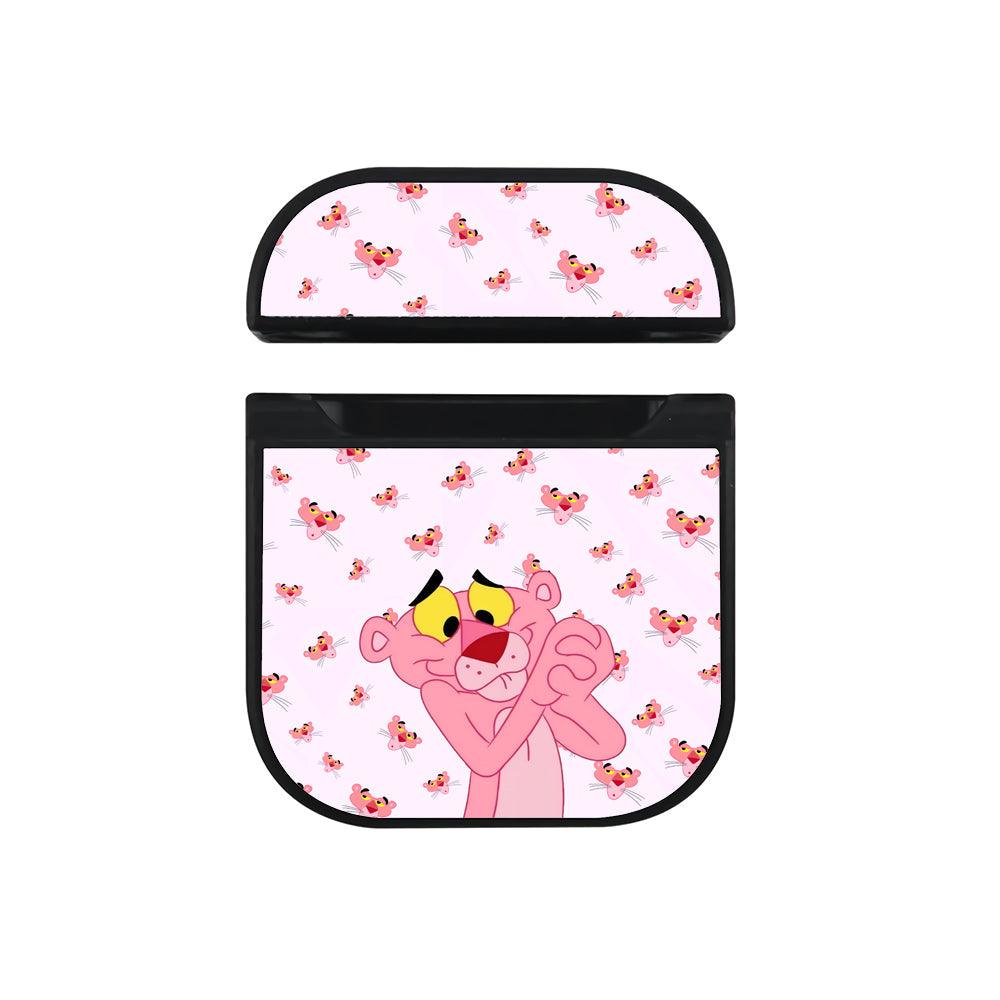 Pink Panther Satisfied with The Results Hard Plastic Case Cover For Apple Airpods-Xtracase