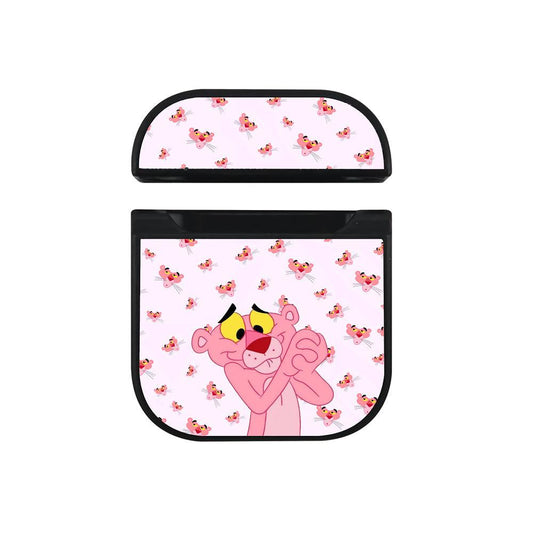 Pink Panther Satisfied with The Results Hard Plastic Case Cover For Apple Airpods-Xtracase