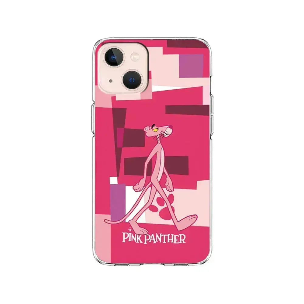 Pink Panther Walk Away iPhone 13 Mini Case-Clear Soft Case-Xtracase