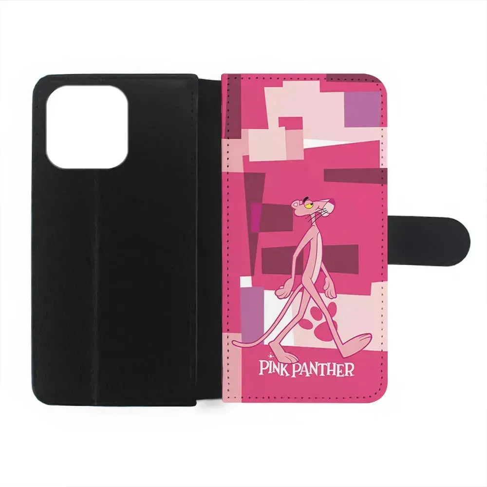 Pink Panther Walk Away iPhone 15 Pro Max Case-Flip Wallet Case-Xtracase