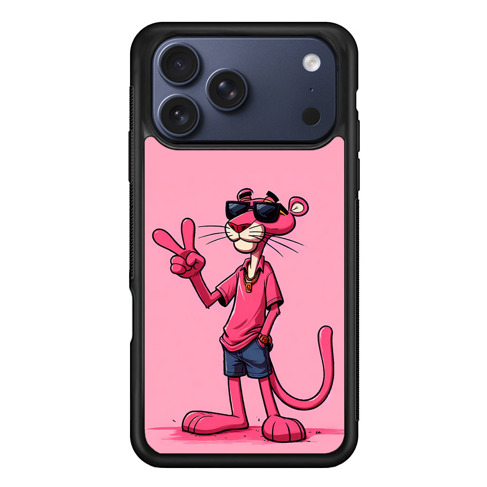 Pink Panther Wearing Glasses iPhone 17 Pro Case - Xtracase