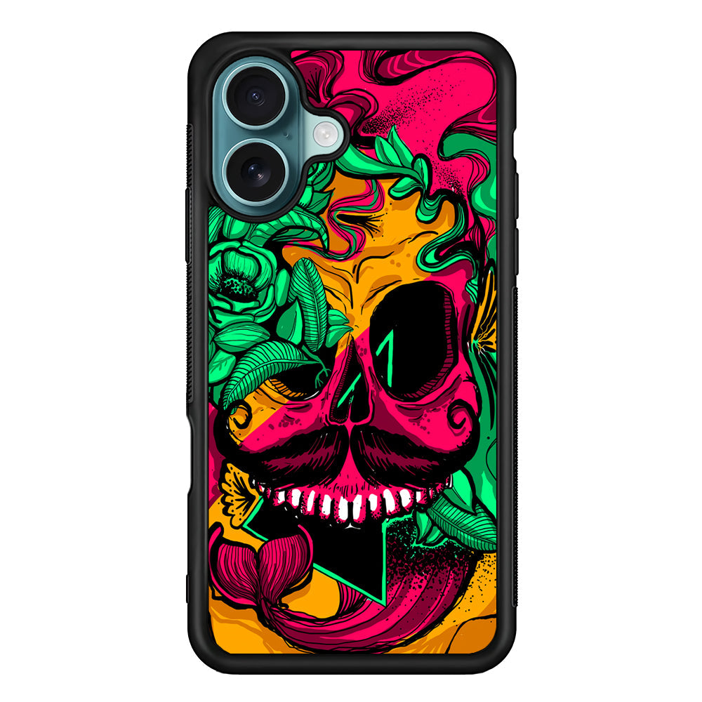 Pirates Skull Artistic Art iPhone 16 Plus Case - Xtracase