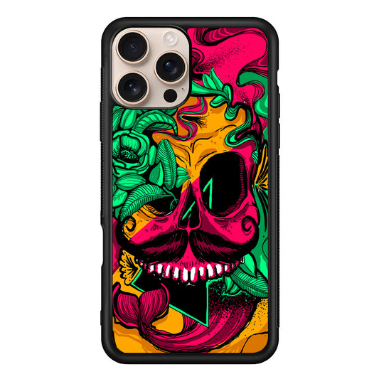 Pirates Skull Artistic Art iPhone 16 Pro Max Case - iPhone 16 Pro Max