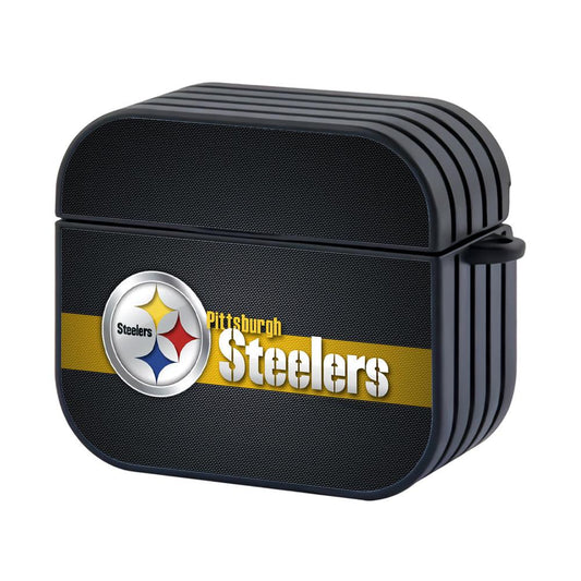 Pittsburgh Steelers NFL Dimension of Steel Hard Plastic Case Cover For Apple Airpods 3-Xtracase