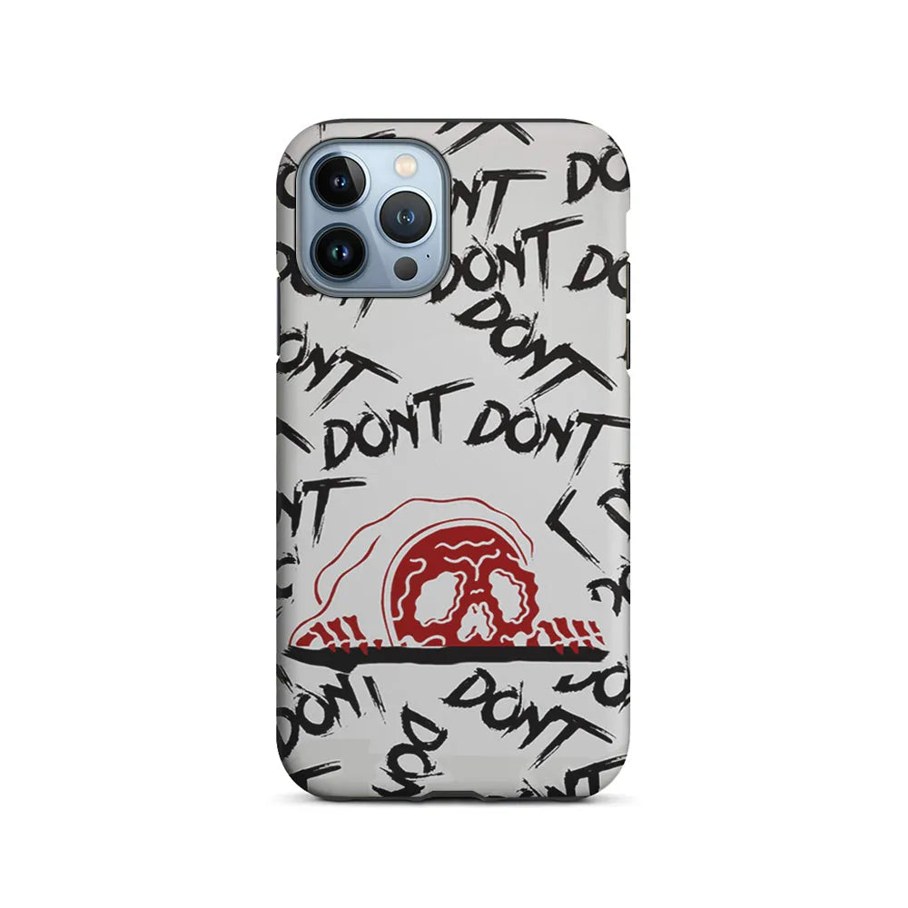Please Don't Be Scare iPhone 13 Pro Case-2 in 1 Tough Case-Xtracase