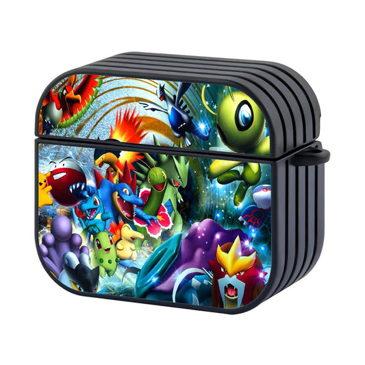 Pokemon Act and Fight Together Hard Plastic Case Cover For Apple Airpods 3-Xtracase