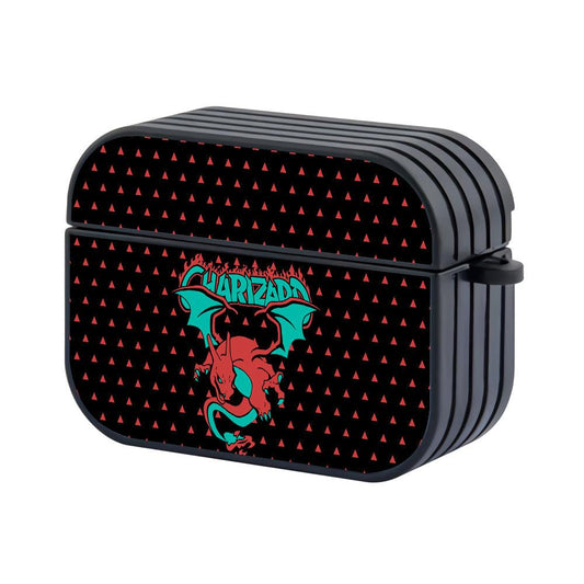 Pokemon Charizard Flying Silhouette Hard Plastic Case Cover For Apple Airpods Pro 3-Xtracase