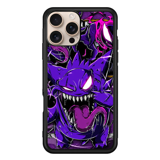 Pokemon Evil Gengar iPhone 16 Pro Max Case - iPhone 16 Pro Max