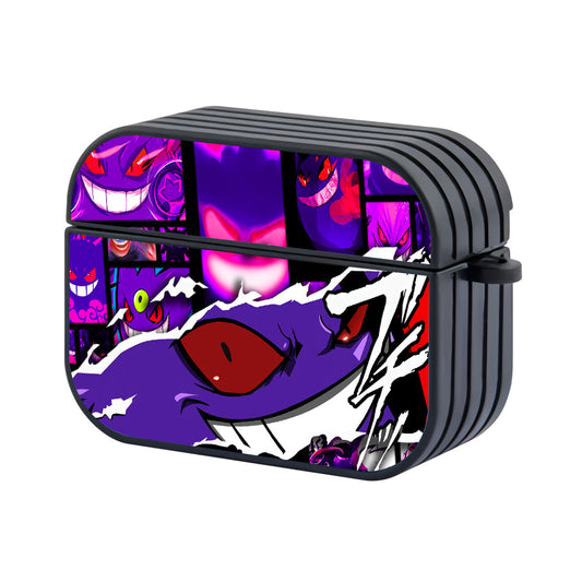 Pokemon Gengar Comic Sense Hard Plastic Case Cover For Apple Airpods Pro 2-Xtracase